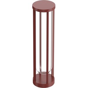 FLOS OUTDOOR lampadaire d'exterieur IN VITRO BOLLARD 2 DIMMABLE 1-10V (Terre cuite - aluminium et verre)