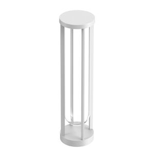 FLOS OUTDOOR lampadaire d'extérieur IN VITRO BOLLARD 2 DIMMABLE DALI (Blanc - aluminium et verre)