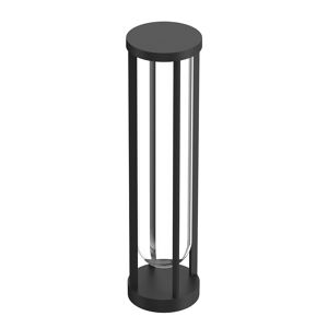 FLOS OUTDOOR lampadaire d'extérieur IN VITRO BOLLARD 2 DIMMABLE DALI (Noir - aluminium et verre)