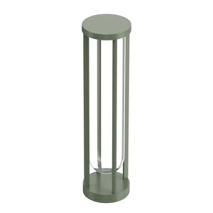 FLOS OUTDOOR lampadaire d'extérieur IN VITRO BOLLARD 2 NO DIMMABLE (Pale green - aluminium et verre)