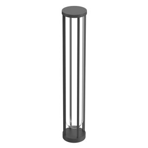 FLOS OUTDOOR lampadaire d'extérieur IN VITRO BOLLARD 3 DIMMABLE 1-10V (Anthracite - aluminium et verre)