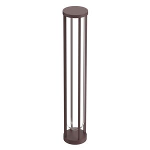 FLOS OUTDOOR lampadaire d'extérieur IN VITRO BOLLARD 3 DIMMABLE 1-10V (Deep brown - aluminium et verre)