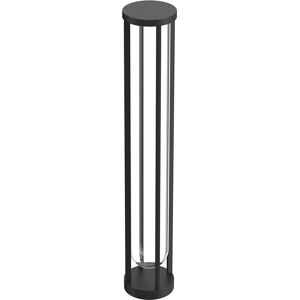 FLOS OUTDOOR lampadaire d'extérieur IN VITRO BOLLARD 3 DIMMABLE DALI (Noir - aluminium et verre)