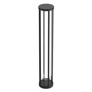 FLOS OUTDOOR lampadaire d'extérieur IN VITRO BOLLARD 3 NO DIMMABLE (Noir - aluminium et verre)