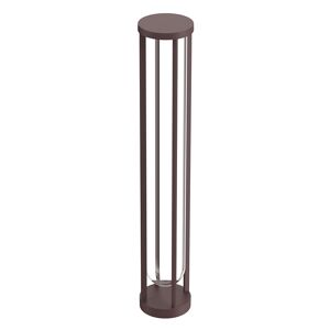 FLOS OUTDOOR lampadaire d'extérieur IN VITRO BOLLARD 3 NO DIMMABLE (Deep brown - aluminium et verre)