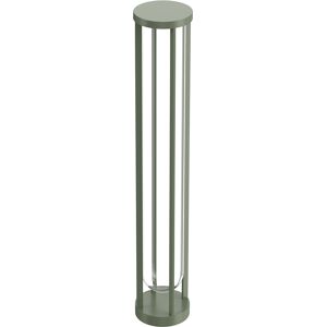 FLOS OUTDOOR lampadaire d'extérieur IN VITRO BOLLARD 3 NO DIMMABLE (Pale green - aluminium et verre)