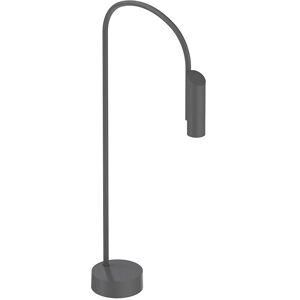 FLOS OUTDOOR lampadaire d'extérieur lCAULE BOLLARD 1 DIMMABLE 1-10V (Anthracite - Aluminium, verre et acier)