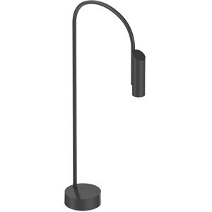 FLOS OUTDOOR lampadaire d'extérieur CAULE BOLLARD 1 DIMMABLE DALI (Noir - Aluminium, verre et acier)