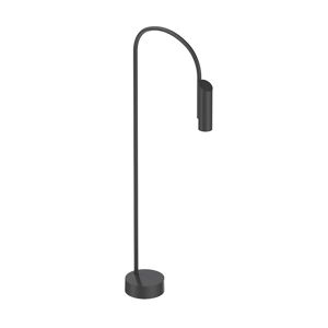 FLOS OUTDOOR lampadaire d'extérieur CAULE BOLLARD 2 NO DIMMABLE (Noir - Aluminium, verre et acier)