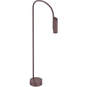 FLOS OUTDOOR lampadaire d'extérieur CAULE BOLLARD 2 NO DIMMABLE (Deep brown - Aluminium, verre et acier)