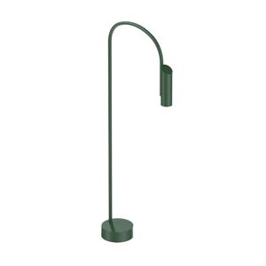 FLOS OUTDOOR lampadaire d'extérieur CAULE BOLLARD 2 NO DIMMABLE (Forest green - Aluminium, verre et acier)