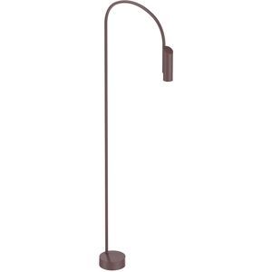 FLOS OUTDOOR lampadaire d'extérieur CAULE BOLLARD 3 NO DIMMABLE (Deep brown - Aluminium, verre et acier)