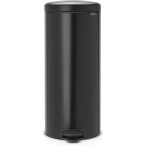 Brabantia Poubelle à pédale New Icon 30 litres noir mate - Publicité