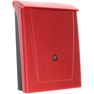 Boîte aux Lettres en plastique Profirst Mail PM 780 noire/rouge