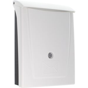 Boîte aux Lettres en plastique Profirst Mail PM 780 noire/blanc