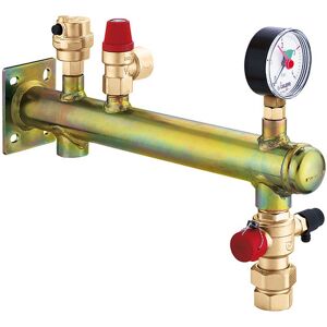 Caleffi groupe de raccordement pour cuve 335632 acier, 3/4 x3 bar, raccord rapide jusqu'a 20 kW