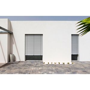 SUNNY INCH ® Brise soleil orientable traditionnel avec lame galbee de 80 mm BSO