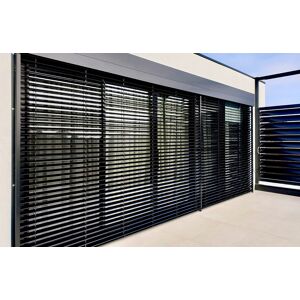 SUNNY INCH ® Brise soleil orientable autoportant lame en Z de 90 mm BSO