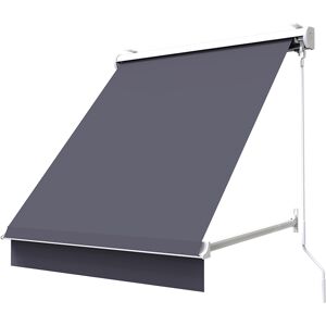 SUNNY INCH ® Store de fenêtre à projection avec coffre - 160 x 70 cm - Gris anthracite - Publicité