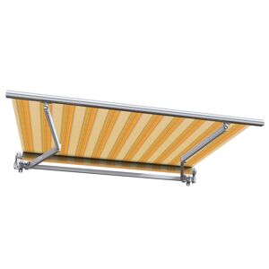 SUNNY INCH ® Store banne manuel Monobloc pour terrasse - Jaune rayé