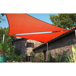 SUNNY INCH ® Voile d'ombrage imperméable 220g/m² - 5 x 5 x 5 m - Haute densité - Tissu déperlant