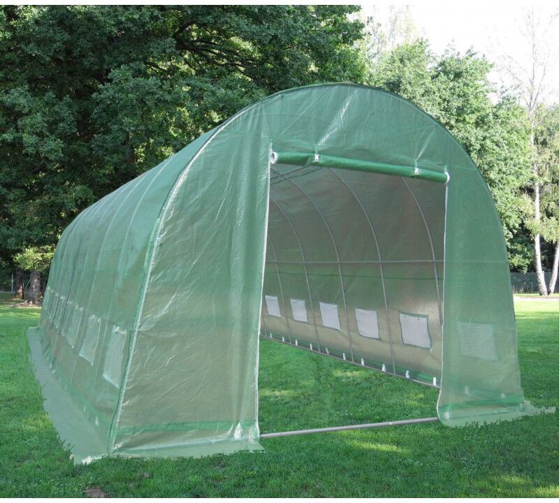 Serre maraichère 4x10m film 200gr/m² hauteur 2,3m Green Protect