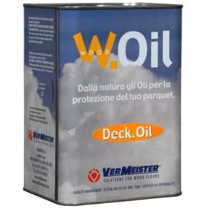 DECK OIL - olio impregnante per decking da esterno LITRI 3 Vermeister