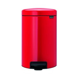 Brabantia Cestino da bagno a pedale new icon  rosso in inox