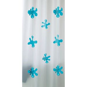 Leroy Merlin Tenda doccia Spot in pvc azzurro L 180 x H 200 cm