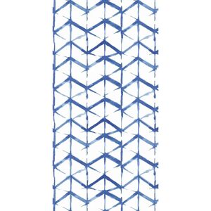 Leroy Merlin Tenda doccia Shibori in pvc blu L 120 x H 200 cm