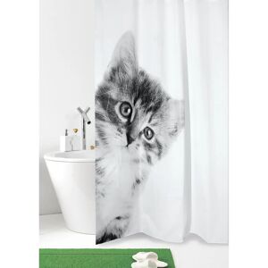 Leroy Merlin Tenda doccia Kitty in poliestere grigio L 180 x H 200 cm