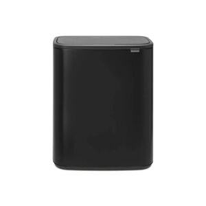 Brabantia Pattumiera per raccolta differenziata Bo Touch  manuale nero 60 L