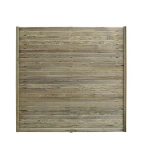 FOREST STYLE Pannello esterno dritto in legno  ISYA 180 x 176 cm ,spessore 40 mm