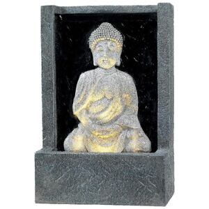 Leroy Merlin Fontana decorativa Budda da esterno 26X39 cm in resina  grigio H