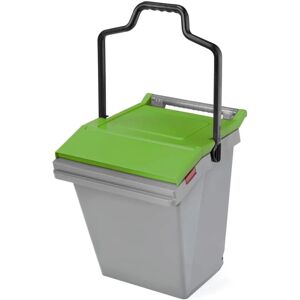 Leroy Merlin Pattumiera per raccolta differenziata Nx 02 manuale grigio/verde 45 L