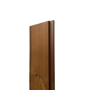 Leroy Merlin Perlina singola per composizione Thermowood ONEK marrone in legno H 13.5  x L 14.4 cm