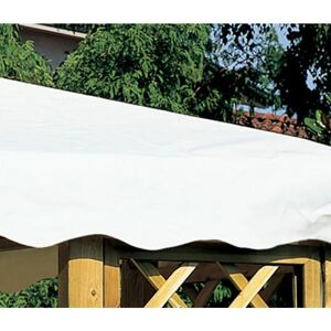 Leroy Merlin Telo di ricambio in pvc per gazebo bordo a onda bianco 300 x 400 cm