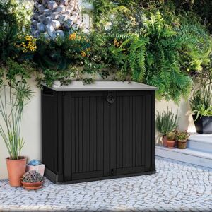 Keter Box portattrezzi in resina  STORE IT OUT MIDI NERO L 132 x P 71.5 x H 113.5 cm