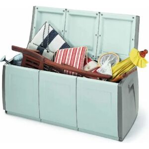 TERRY BOX Baule da Esterno Contenitore in Resina 140X54X57h cm Grigio