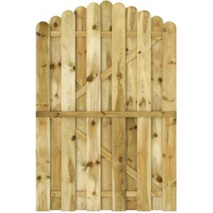 vidaXL Cancello da Giardino in Legno di Pino Impregnato 100x150 cm