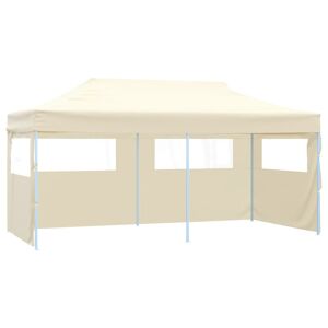 vidaXL Tenda per Feste Pop-Up Pieghevole Crema 3 x 6 m