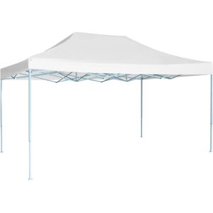 vidaXL Tenda per Feste Pieghevole 3x4,5 m Bianca