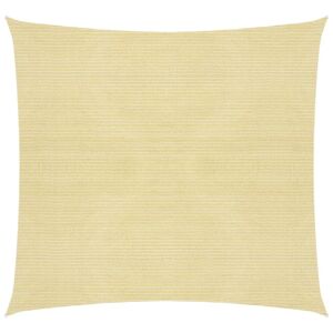 vidaXL Vela Parasole 160 g/m² Beige 4x4 m in HDPE