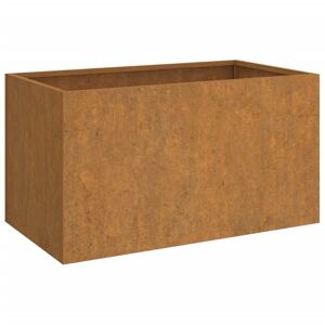 vidaXL Fioriera 62x40x39 cm Acciaio Corten