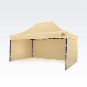 BRIMO Gazebo pieghevole 3x4,5m Gratis: 3pz pareti piene, 8 picchetti e copertura protettiva + Garanzia di 5 anni!