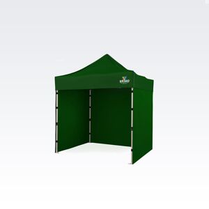 BRIMO Gazebo estendibile a fisarmonica 2x2m Gratis: 3pz pareti piene, 8 picchetti e copertura protettiva + Garanzia di 5 anni!