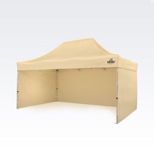 BRIMO Gazebo 3x4,5m Gratis: 3pz pareti piene, 8 picchetti e copertura protettiva + Garanzia di 5 anni!