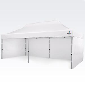 BRIMO Gazebo pieghevole 3x6m Gratis: 3pz pareti piene, 12 picchetti e copertura protettiva + Garanzia di 5 anni!