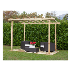 LOSA LEGNAMI Pergola Autoportante 240x240 in legno LOSA esterni da vivere LO/PG240240 Naturale Legno