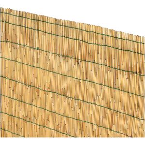 Tecnomat ARELLA IN CANNETTE DI BAMBU' GREZZO 1x5m Ø CIRCA 4-5 mm CON FILO NYLON PRODOTTO NATURALE